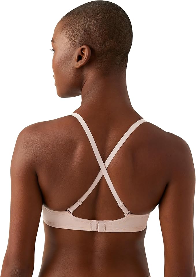 B.TEMPT´D Cotton to a Tee Plunge Convertible T-Shirt Bra PINK 34DD