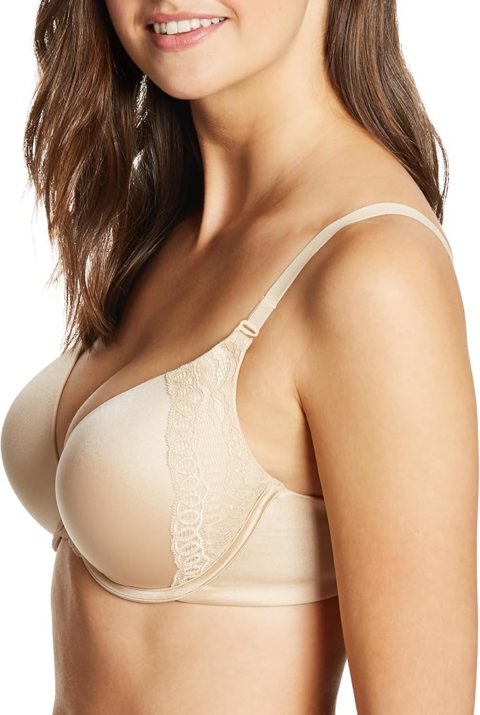 NWD MAIDENFORM Natural Boost Demi Bra NUDE 38C