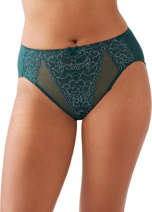 WACOAL Retro Chic Hi-Cut Brief Pant GREEN S