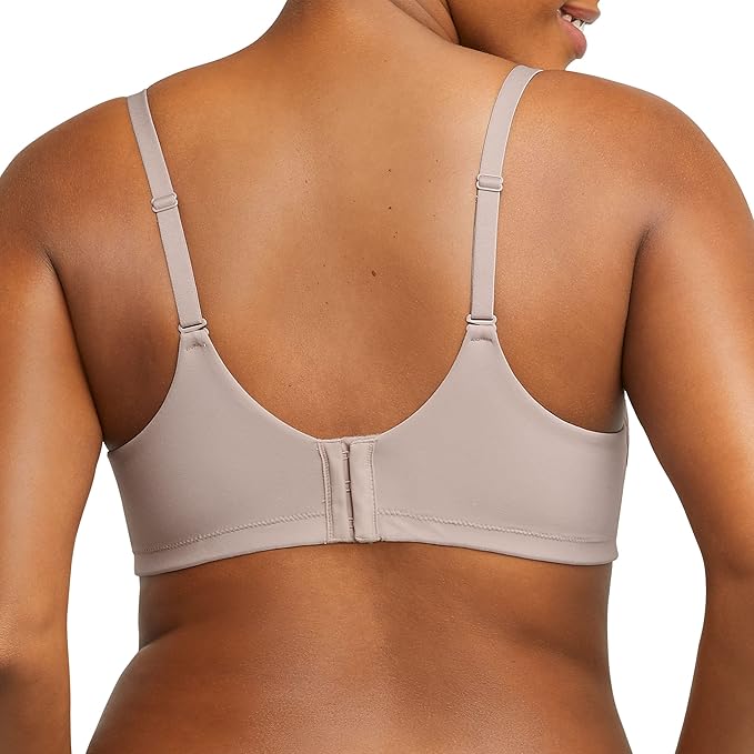 MAIDENFORM Pure Comfort Soft Support Wireless Lace Bralette NUDE L