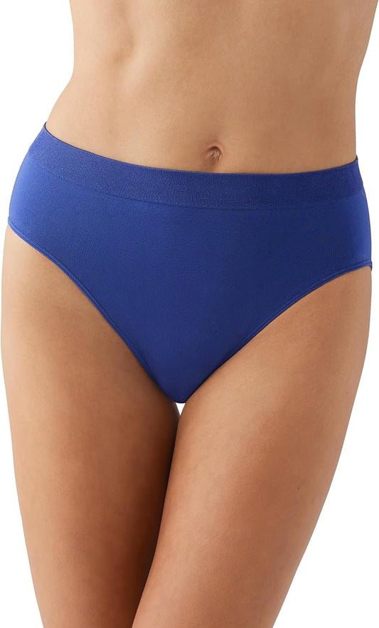 WACOAL B-Smooth Seamless Full Coverage Hi-Cut Brief Panty SKIPPER BLUE 3XL