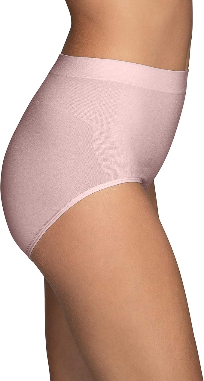 NWD VANITY FAIR Smoothing Comfort Brief Panties with Rear Lift ROSE XL
