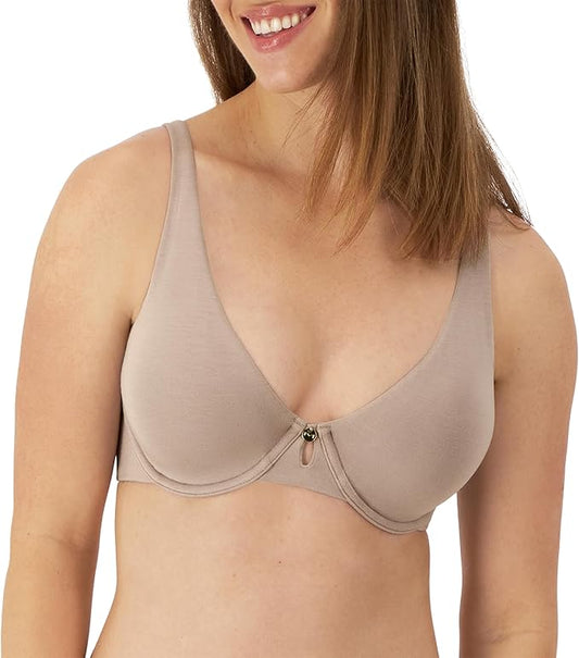 MAIDENFORM Everyday Luxe Full Coverage Convertible Underwire Bra BEIGE 36B