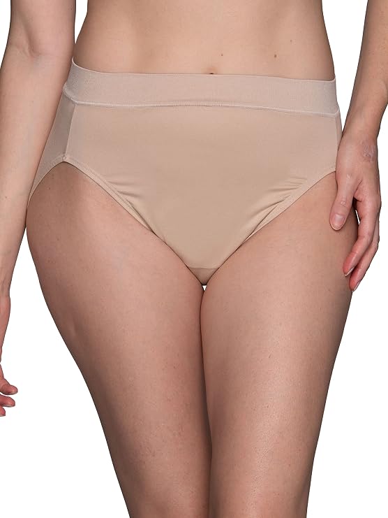 VANITY FAIR Beyond Comfort Hi Cut Panties NEUTRAL L