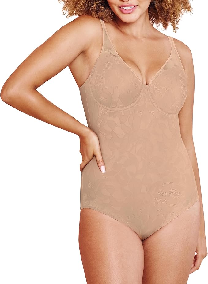 BALI Ultra Light Body Briefer NUDE 34B