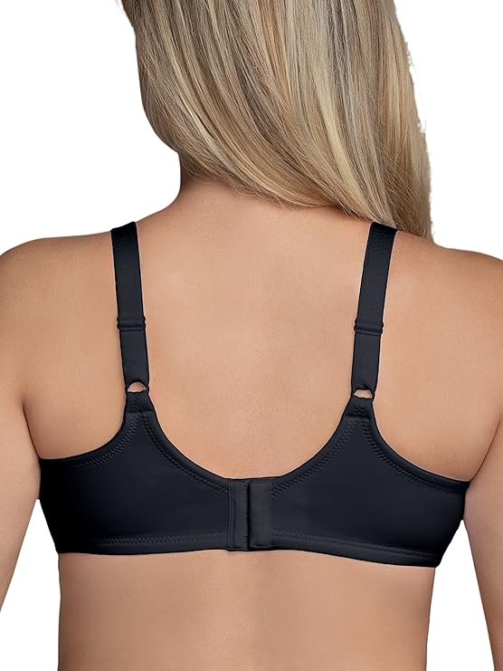 VANITY FAIR Full Figure Beauty Back Smoothing Bra BLACK 42DD
