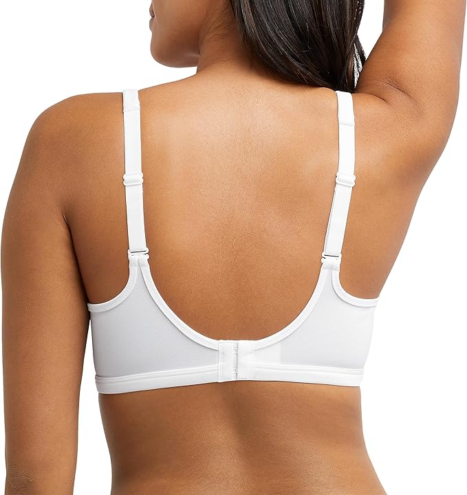 BALI One Smooth U Lace Minimizer Bra, Underwire Bras WHITE 40D