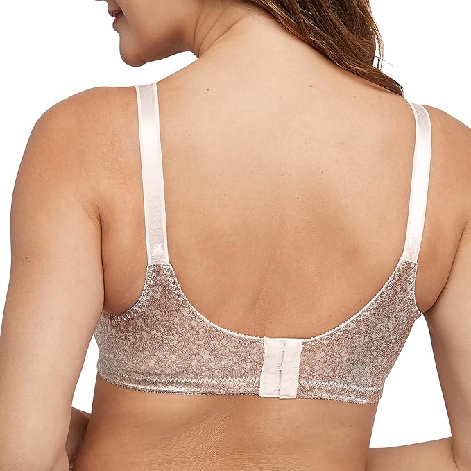 BALI Double Support Wireless Bra, Comfortsoft Full-coverage Wirefree PINK 36DD