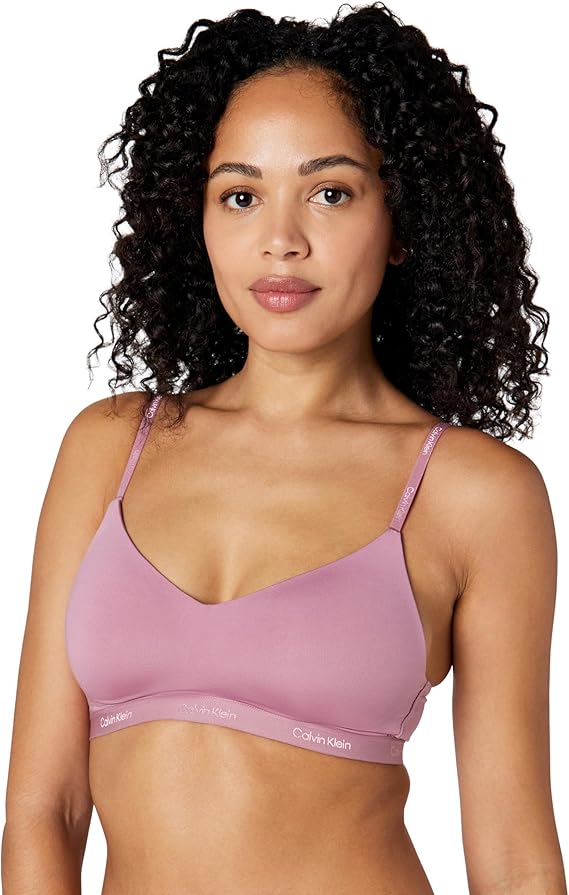CALVIN KLEIN Form to Body Lightly Lined Bralette SOFT MAUVE S