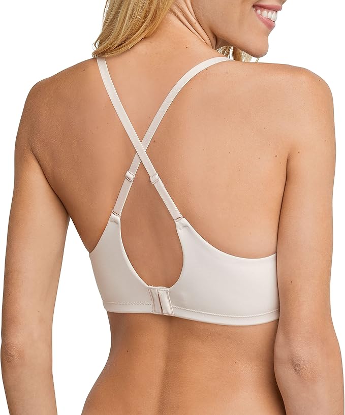 MAIDENFORM Soft Support Wireless Bralette Soft Convertible Bra ROSE M