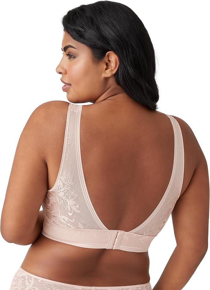 WACOAL Net Effect Soft Cup Bra ROSE DUST 34