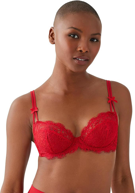 B.TEMPT´D Lace Demi Contour Underwire Bra RED 38DD