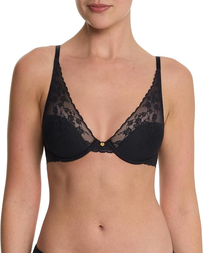 NATORI Cherry Blossom Convertible Contour Bra BLACK 32C