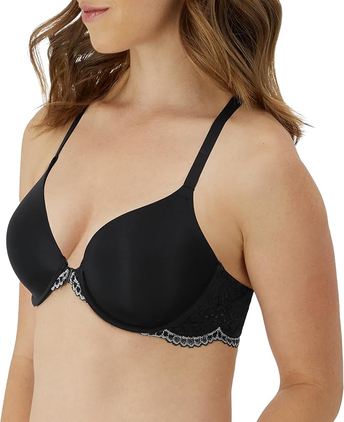 NWD MAIDENFORM Racerback Bra Shaping Support One Fab Fit Underwire BLACK 36D