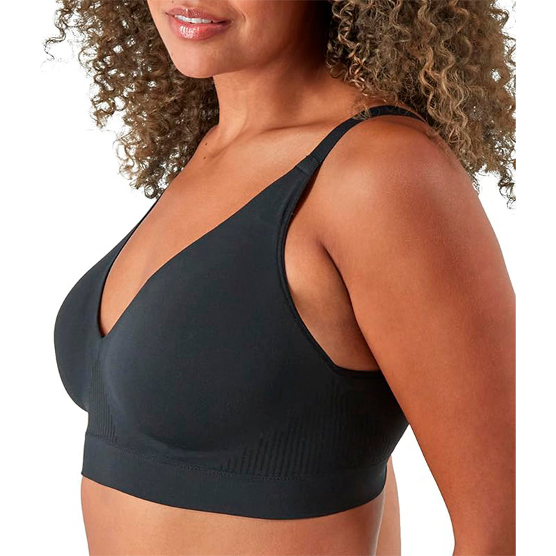 BALI Women's Wireless Bra Comfort Seamless Bra Wirefree Bra BLACK XL
