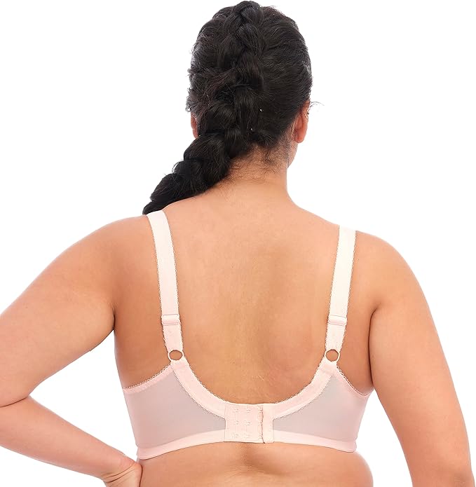 ELOMI Morgan Banded Comfort & Support. Three-Section Cup Side Frame PINK 38K