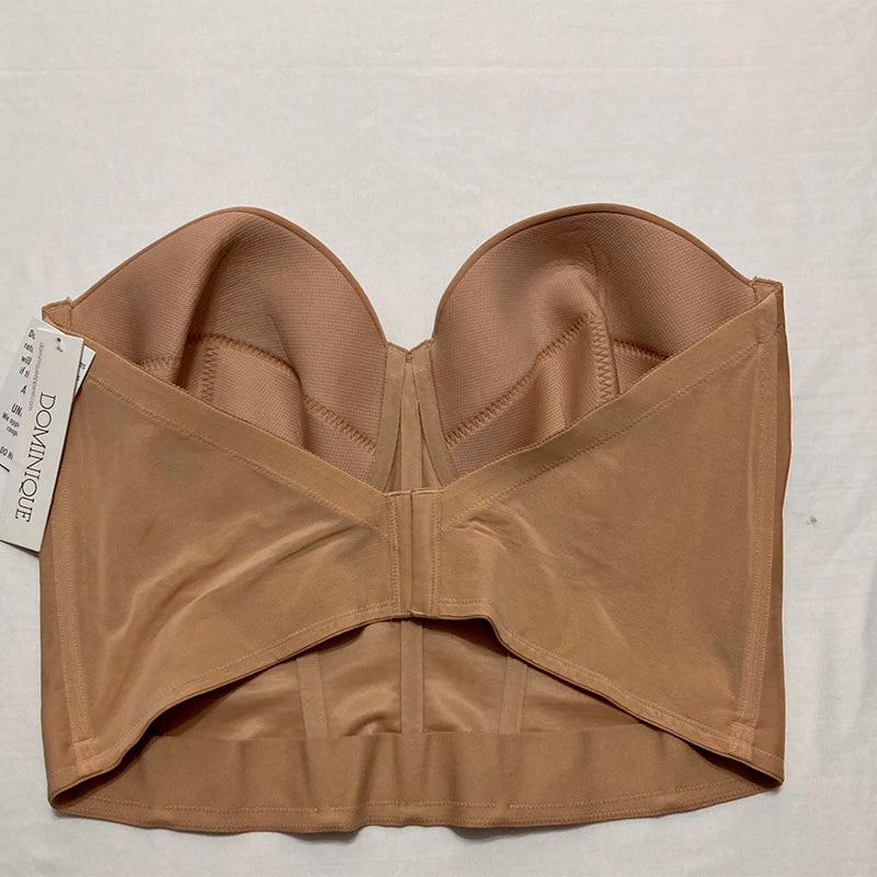 Dominique Brief Backless Strapless Bridal Bra Mocha 44DD