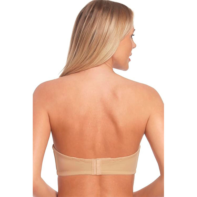 Dominique Women's Bella Seamless Hidden Underwire Strapless Bra MOCHA 46C