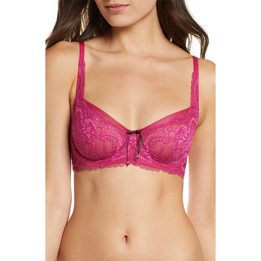 Skarlett Blue Minx Unlined Balconette Bra Red 32B