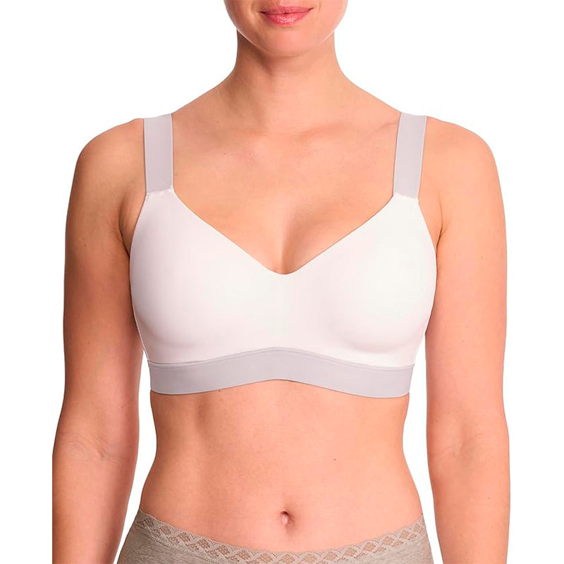 Natori Dynamic Convertible Contour Sport Bra White/Lead 36G
