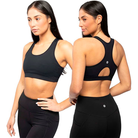 Gottex Studio Active Racer Back  Breathable Fabric Perfect Fit Black XS