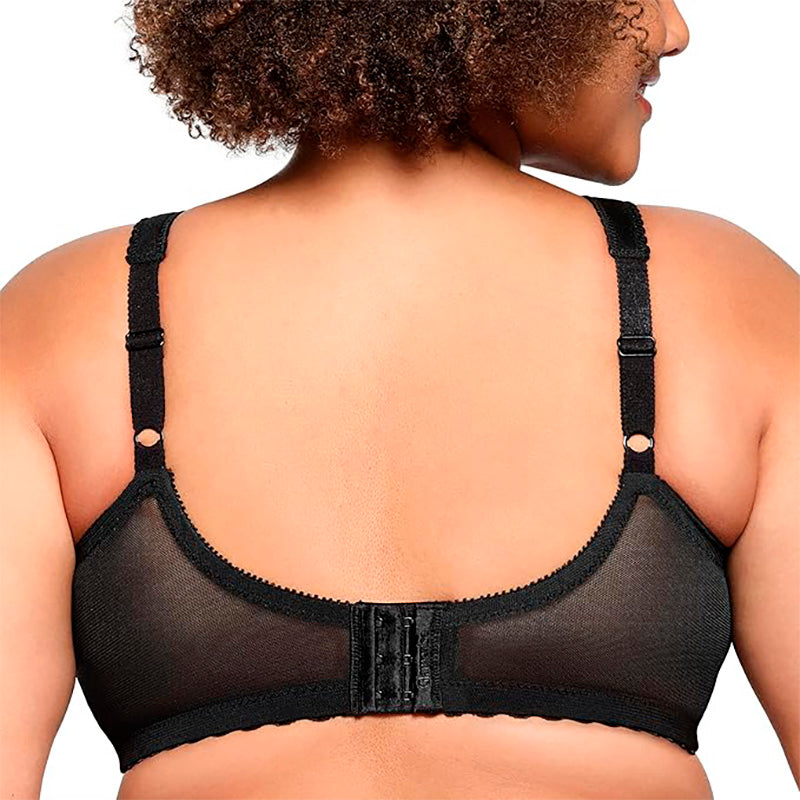 Glamorise Full Figure Plus Size MagicLift Original Support Bra Black 48G