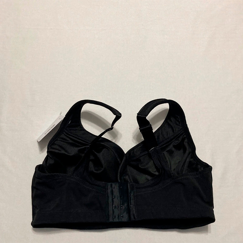 Glamorise Full Figure MagicLift Seamless Sports Bra Black 36DD