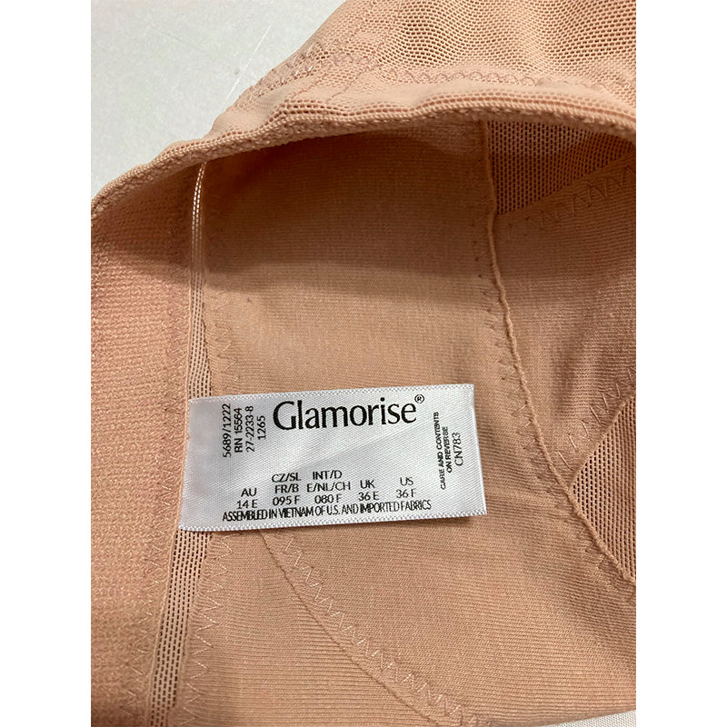 Glamorise Full Figure Magic Lift Front-Closure Beige 36F