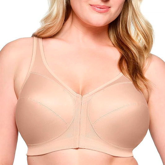Glamorise Full Figure Magic Lift Front-Closure Beige 36F