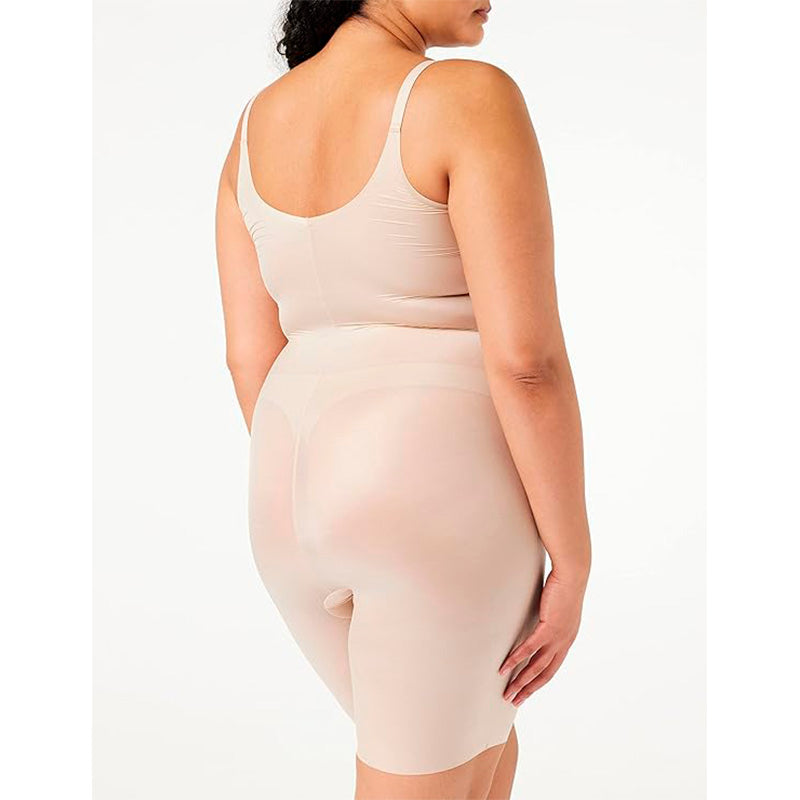 SPANX Open-Bust Bodysuit Breathable Blended Fabric Nude L