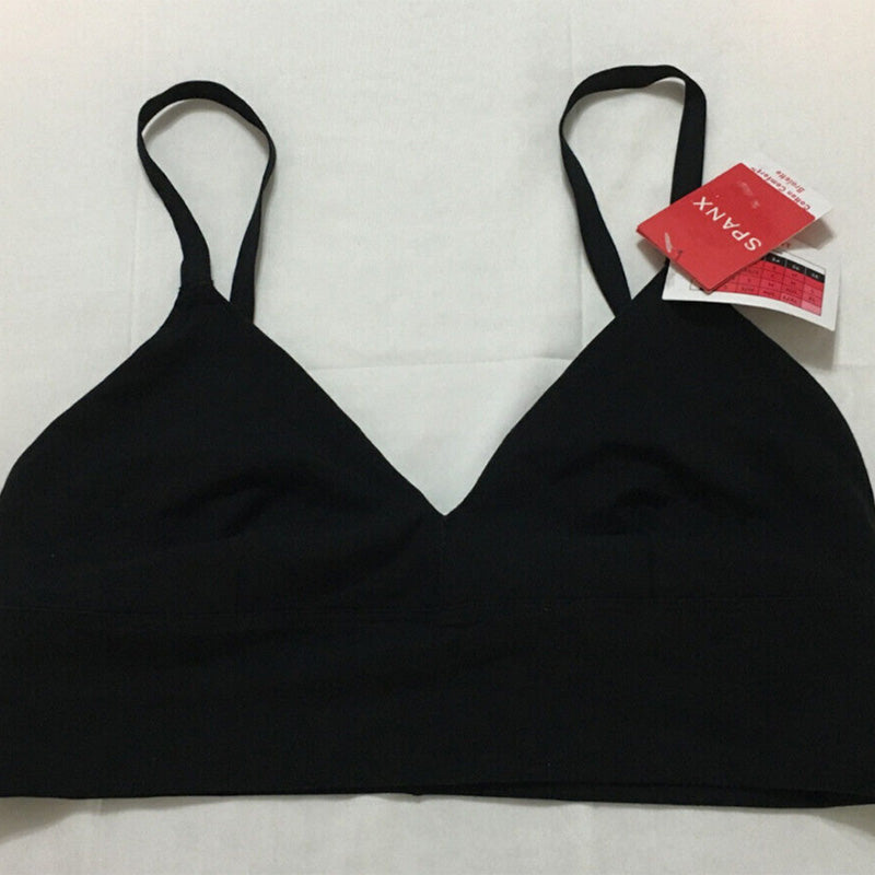 SPANX Cotton Control Bralette Black M