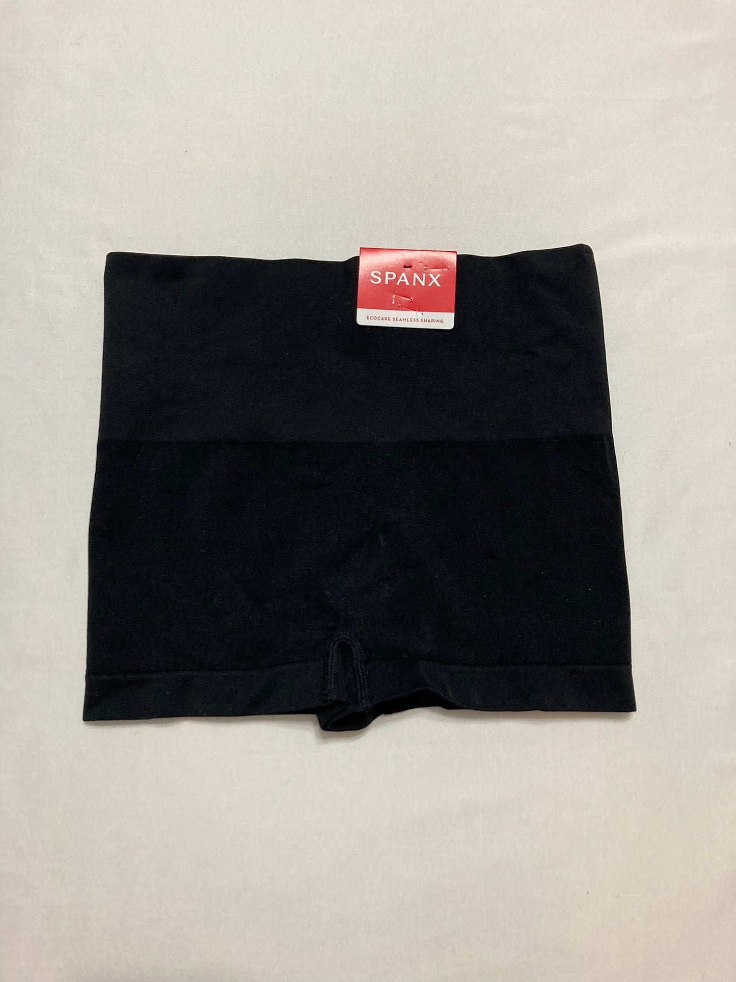 SPANX Seamless Shaping Boyshor Recycled Nylon Fabric Blend - Very Black XS