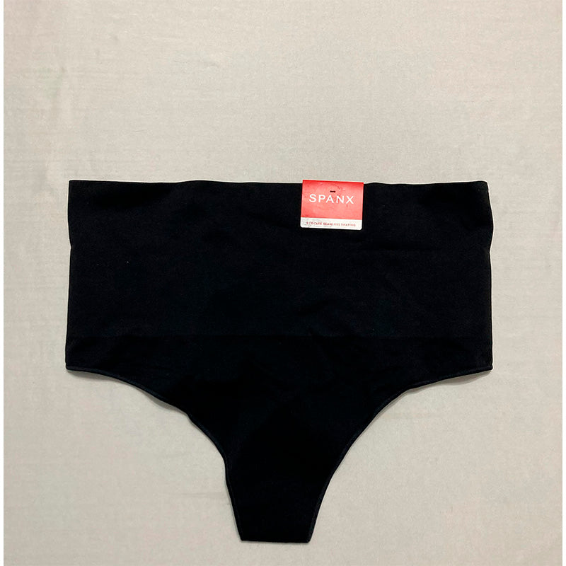SPANX shape ExtraOrdinary Thong - Sculpting with Compression Black 3X