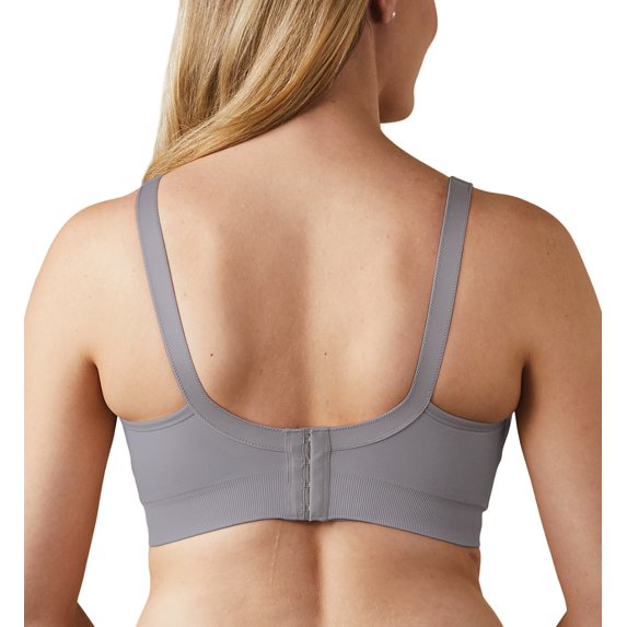 BRAVADO Body Silk Seamless Wireless Full Cup Maternity & Nursing Bra GRAY M