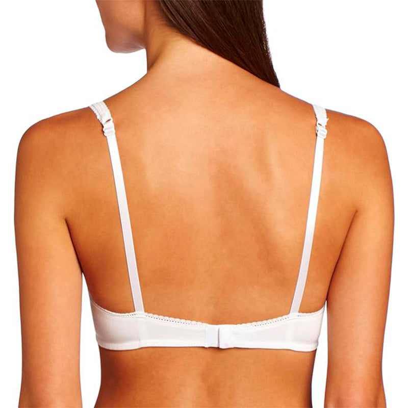 OnGossamer Women's Cabana Cotton Bralette - White S