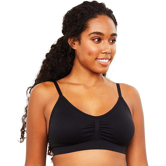 Motherhood Seamless Removable Pads Maternity Bra Black XL