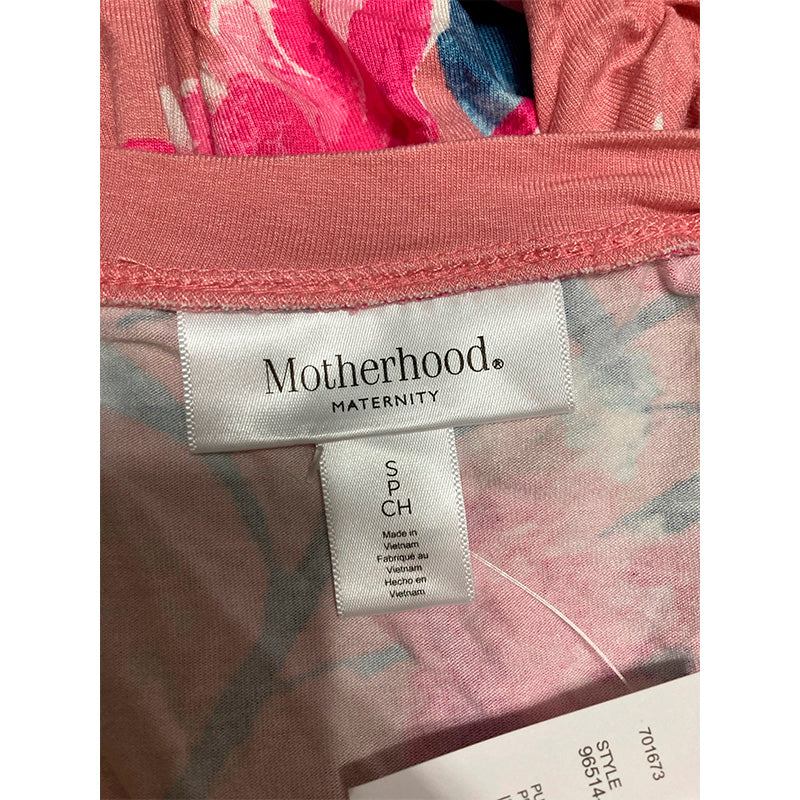 Motherhood Maternity Side Ruched Maternity Dress Multicolor S