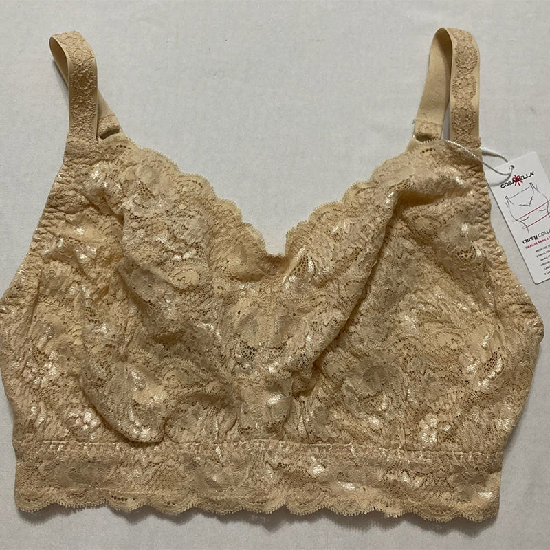 Cosabella Never Say Never Curvy Sweetie Bra Blush Tan L