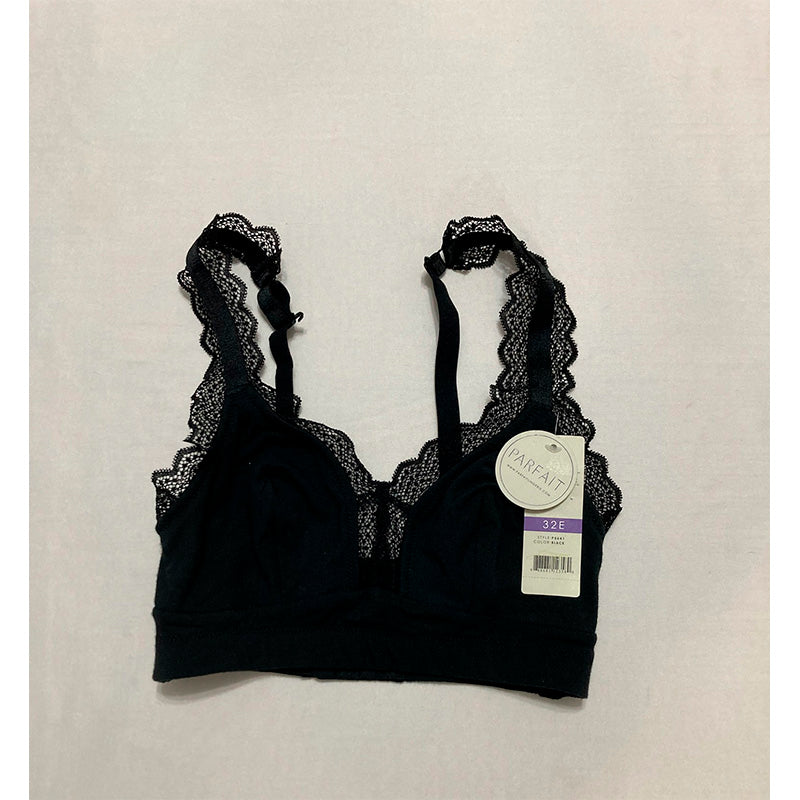 PARFAIT Dalis Full Busted and Curvy Wire Free Bralette-Black-32E