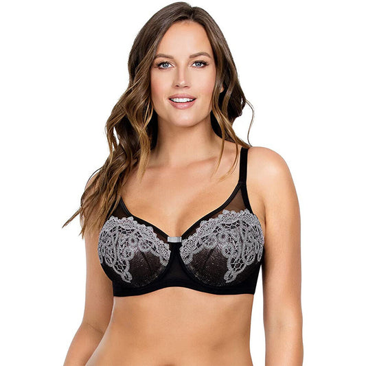 PARFAIT Lulu Unlined Underwire Bra Black 34DD