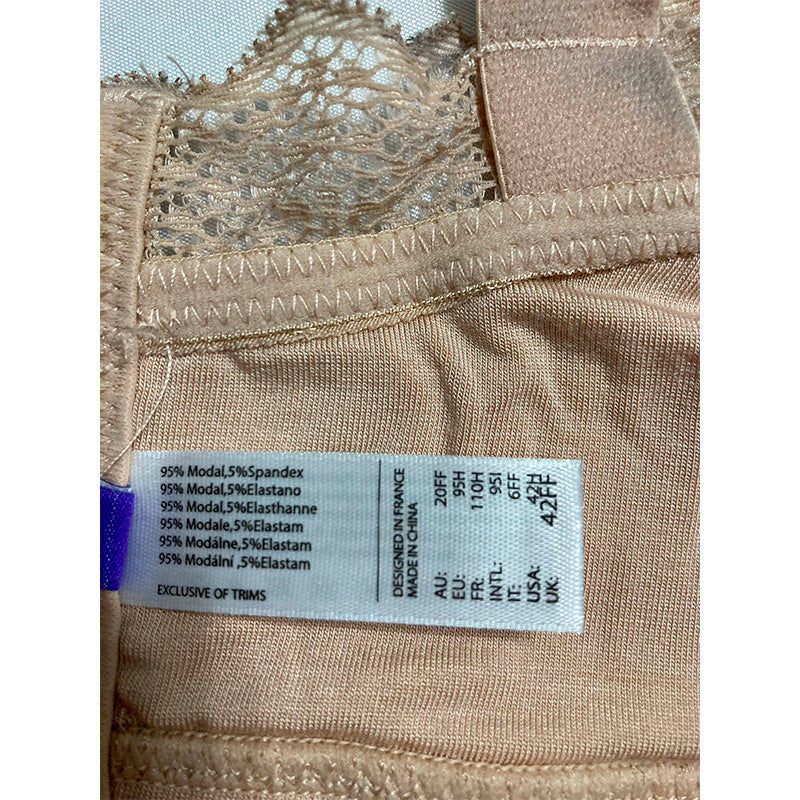 PARFAIT Dalis P5641 Women's Full Busted and Curvy Wire Free Bralette-Bare-42FF