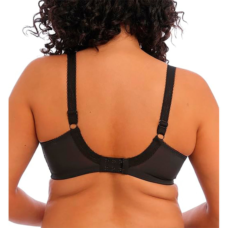 Elomi Morgan Banded Underwire Stretch Lace Bra Ebony 38GG