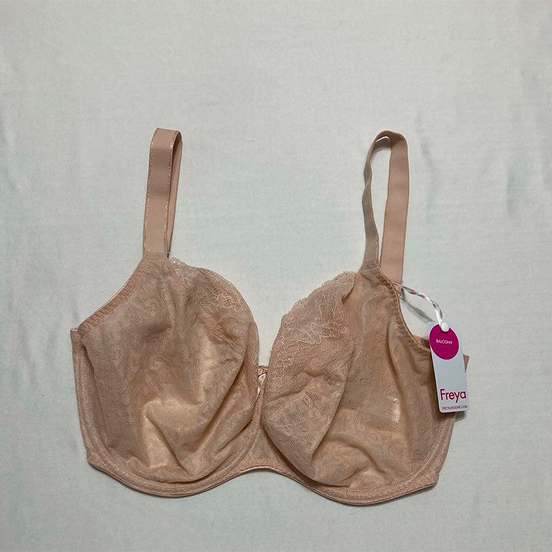 Freya Fancies Lace Balcony Underwire Bra Natural Beige 32HH