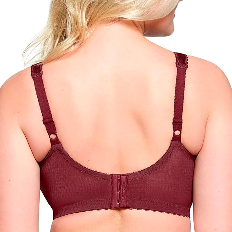 Glamorise MagicLift Original Support Bra Wirefree Burgundy 36DD