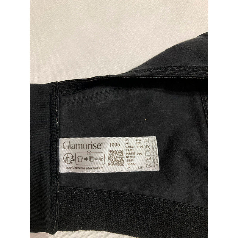 Glamorise Full MagicLift Active Support Bra Wirefree Black 42G