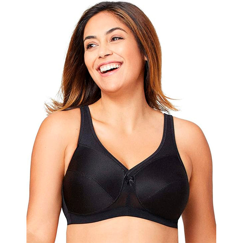Glamorise Full MagicLift Active Support Bra Wirefree Black 42G