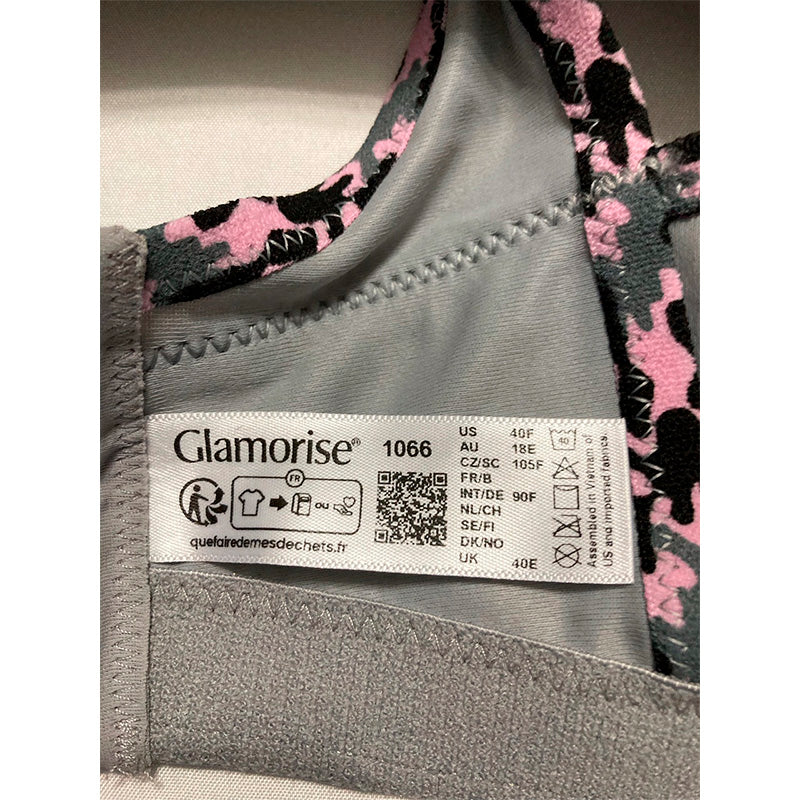 Glamorise No-Bounce Camisole Sports Bra Grey 40FB