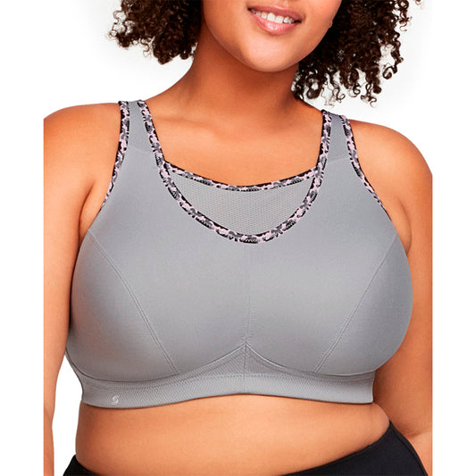Glamorise No-Bounce Camisole Sports Bra Grey 40FB