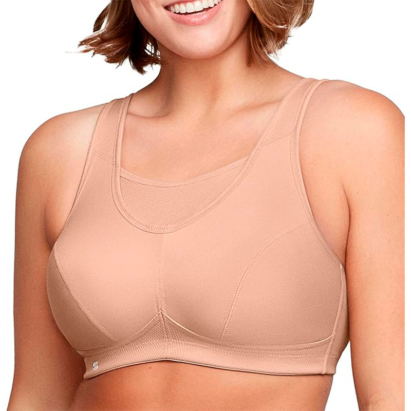 Glamorise Full Figure Plus Size No-Bounce Beige 36J