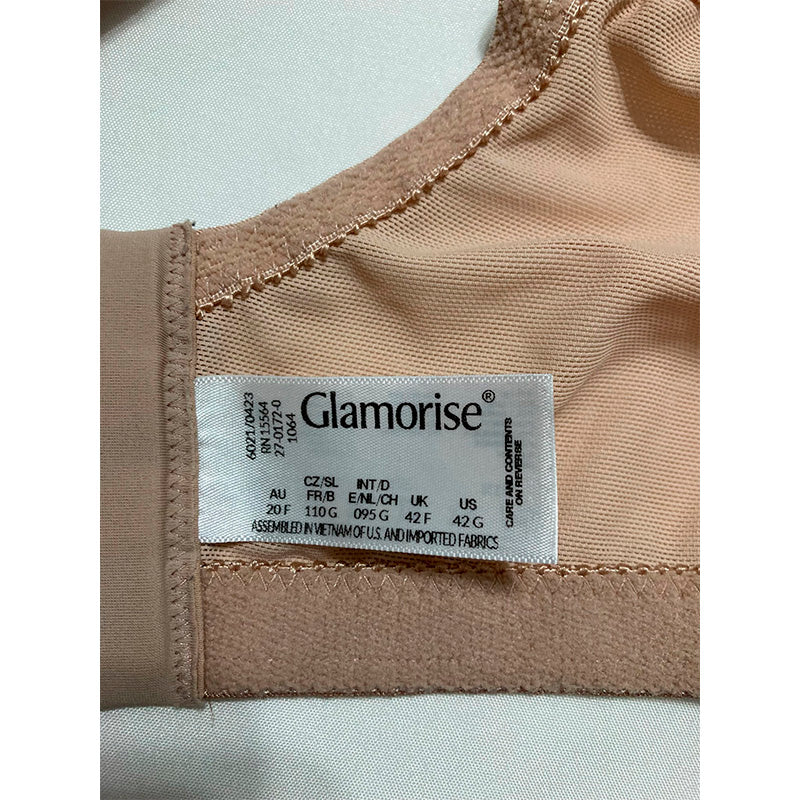 Glamorise Full Figure MagicLift Moisture Control Bra Nude 42G